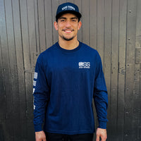 OSS Logo Long Sleeve Navy