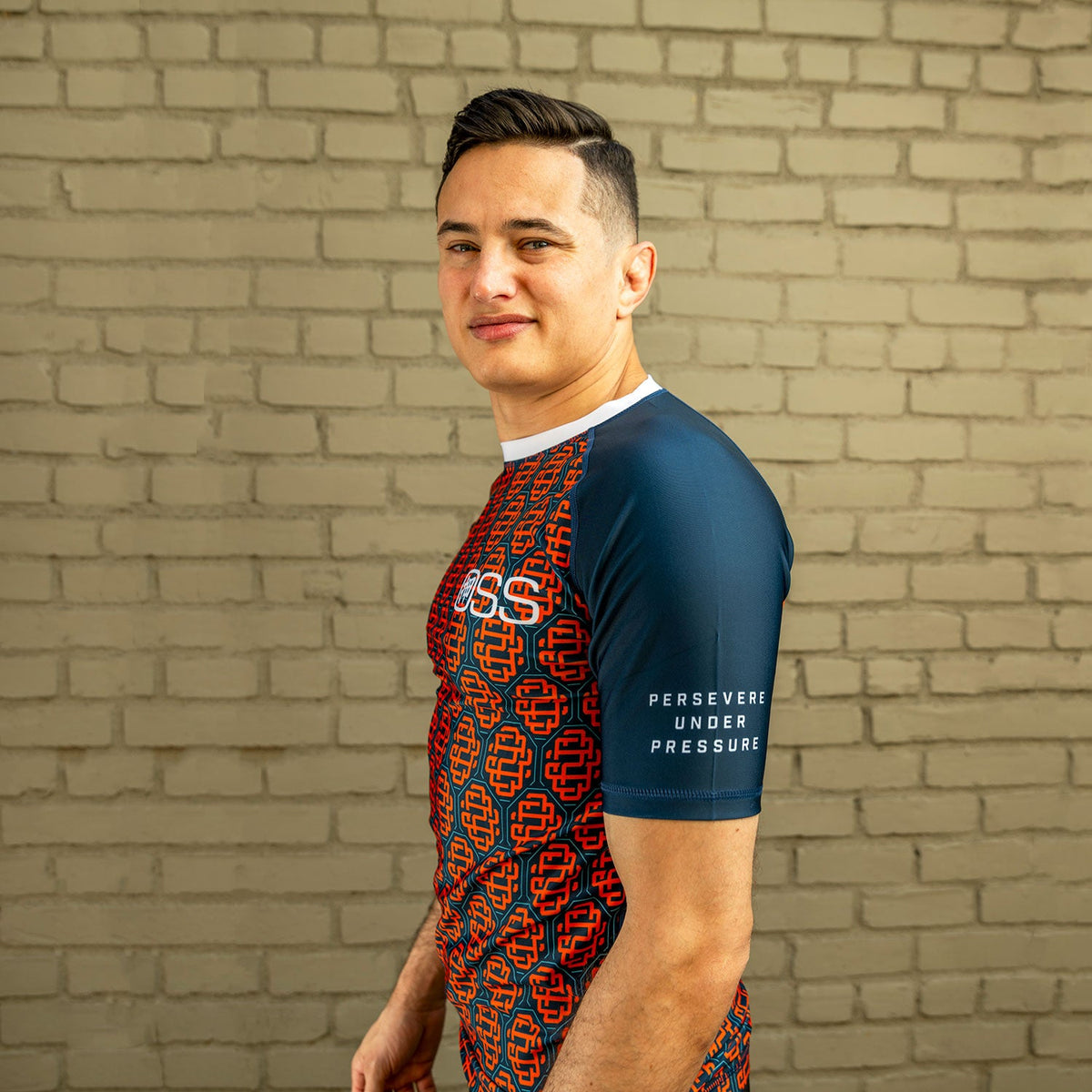 OSS Monogram Rash Guard | Navy