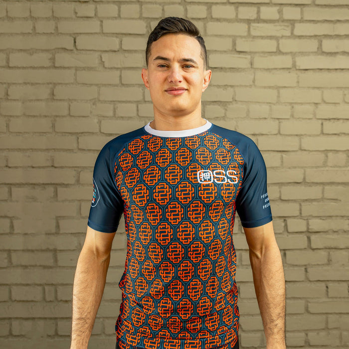 OSS Monogram Rash Guard | Navy