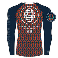 OSS Monogram Rashguard | Navy Long SLeeve